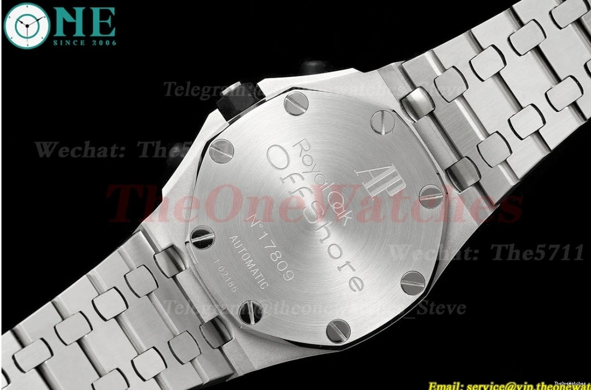 SS TKF 25940SK Black Royal 42mm SS Oak Dial A7750 Offshore 1228